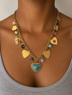 Collier charm Jeanne