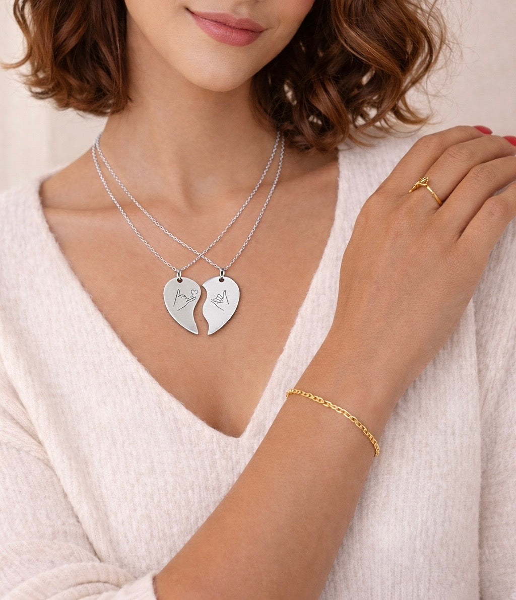 Collier best Friend 2 pièces