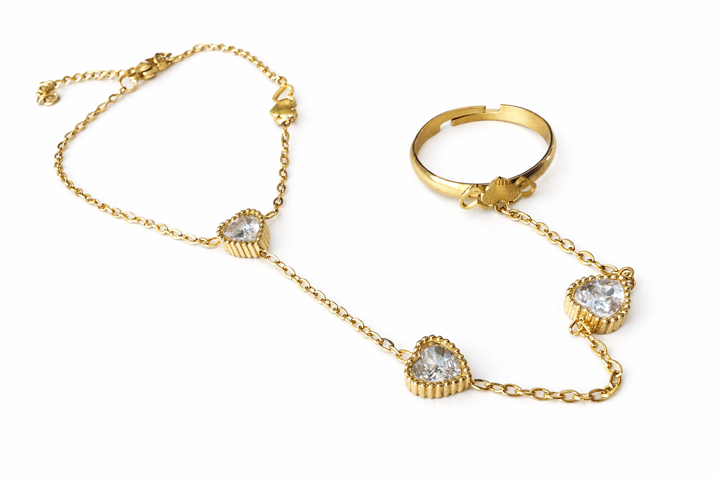 Chaine de main cœur Lora