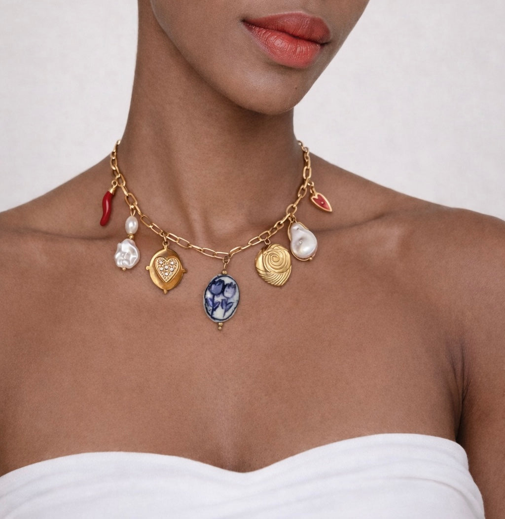 Collier charms Marina