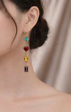 Boucles d'oreilles - Lina -  en acier inoxydable