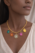 Collier religieux en cuivre