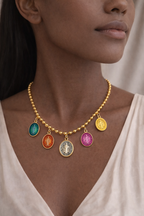 Collier religieux en cuivre