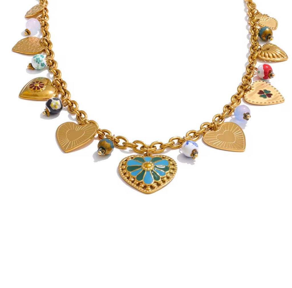 Collier charm Jeanne