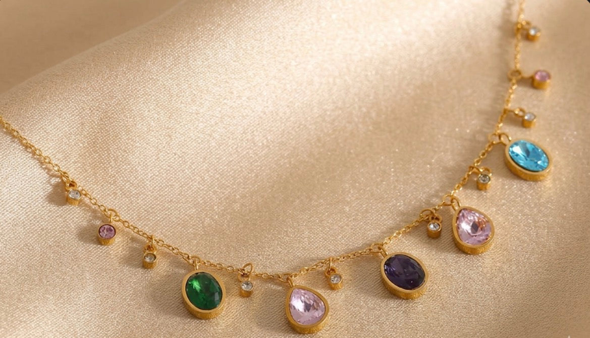 Collier multicolore Cléo