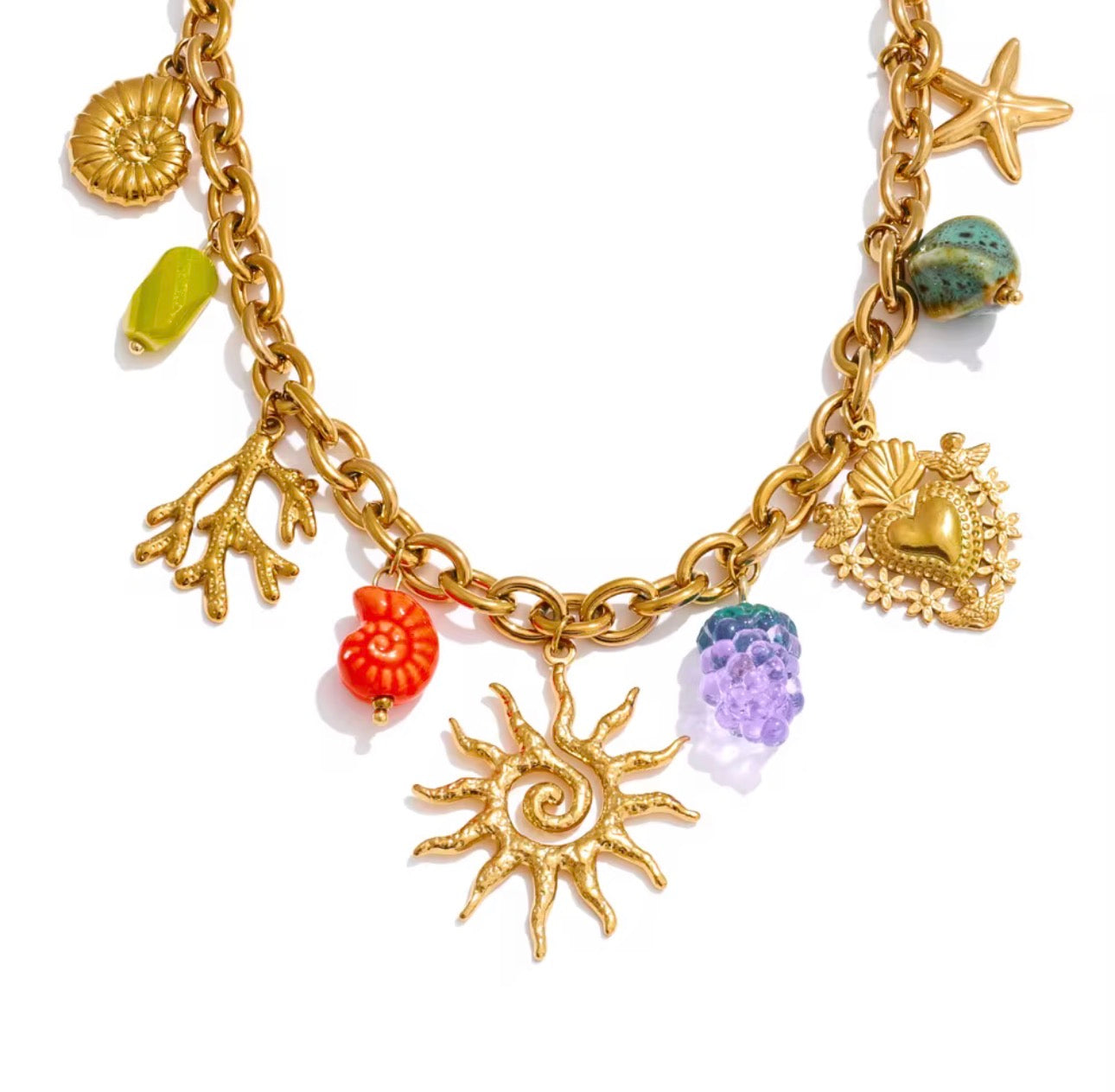 Collier charm Camille