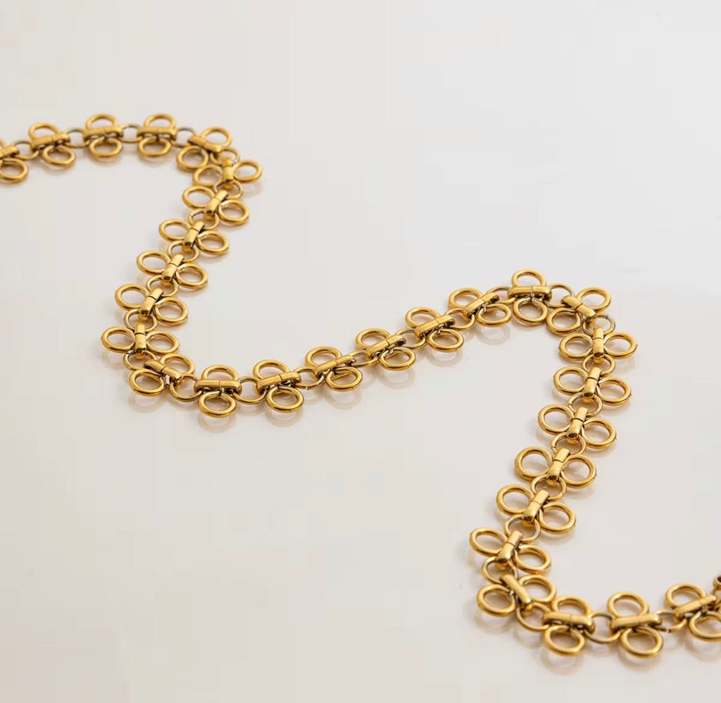 Collier Ras du Cou Trèfle Rolande