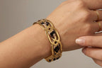 Bracelet jonc léopard - Lovely
