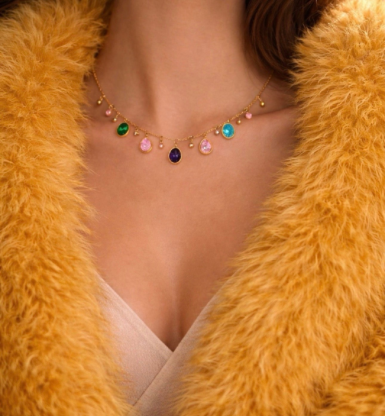 Collier multicolore Cléo