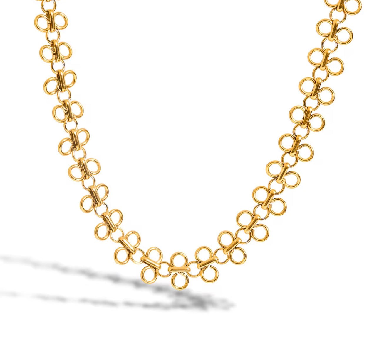 Collier Ras du Cou Trèfle Rolande