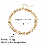 Collier Ras du Cou Trèfle Rolande