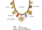Collier charm Camille