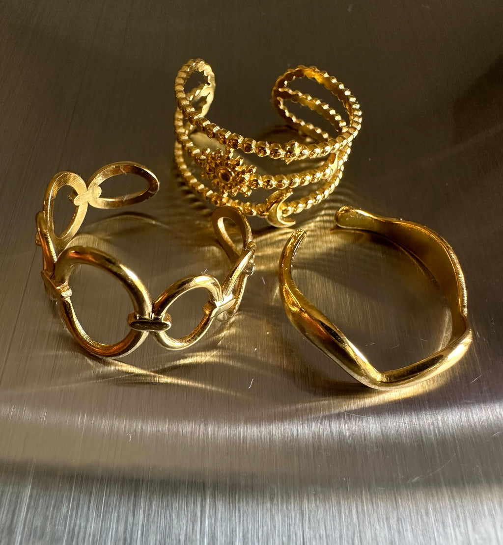 Lot de 3 bagues Anna