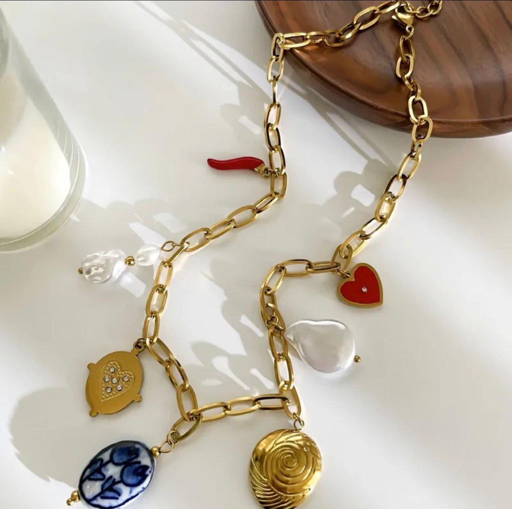 Collier charms Marina