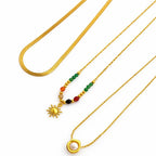 Ensemble Colliers 3 pièces  Luna -